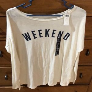 GAP long sleeve NWT women’s small cozy shirt